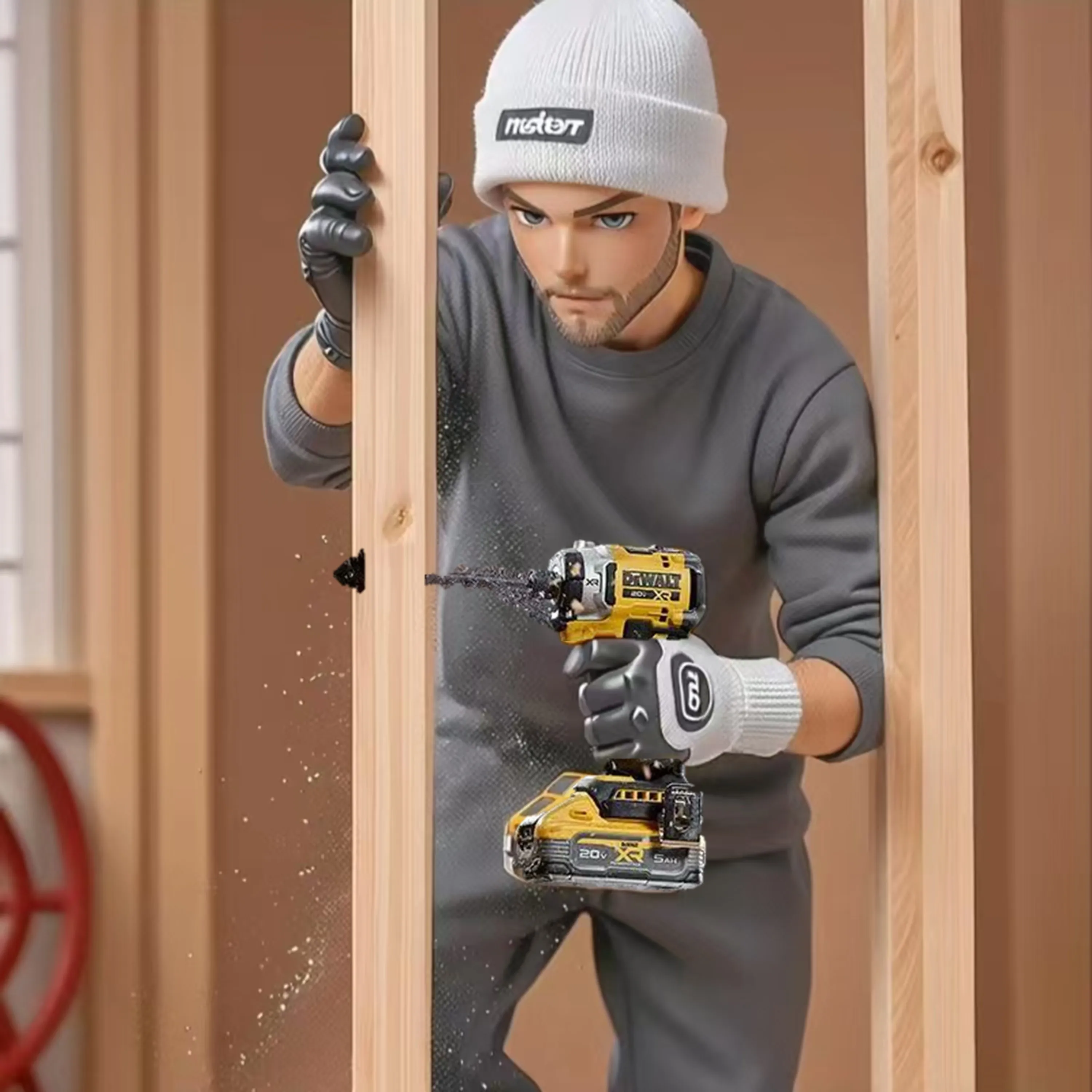 DEWALT DCF850 Controlador de impacto Controlador eléctrico Batería de litio de 20 V Destornilladores de batería sin escobillas Herramientas de alto par 구 Sin batería