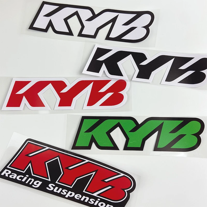 สติ๊กเกอร์ติดโช้ครถมอเตอร์ไซค์ 2 ชิ้น ลายโมโตครอส สำหรับโช้คโชวะ KYB WP ลายโลโก้ไวนิลเท่ห์ ทนทาน