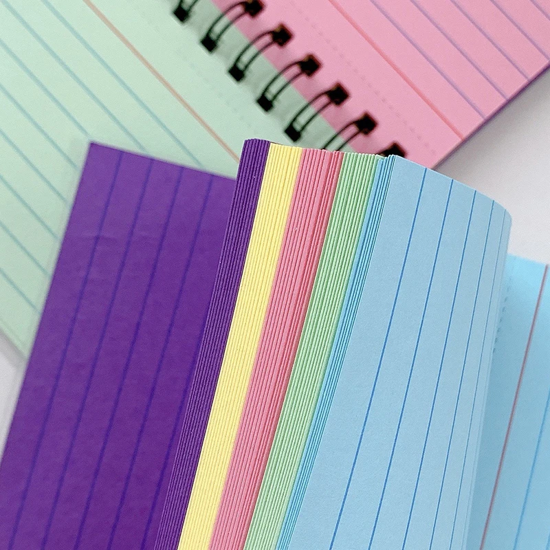 1PC Horizontale Linie Notebook Zerreißbare Spule Buch Cuaderno Journal Notizbuch Büro Liefert Tagebuch Libretas Schreibwaren Notebooks