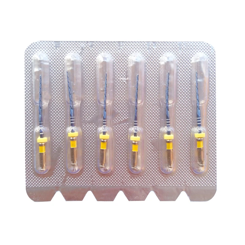 Limas de calor azules recíprocas dentales, instrumento endodóntico de 25mm, R25