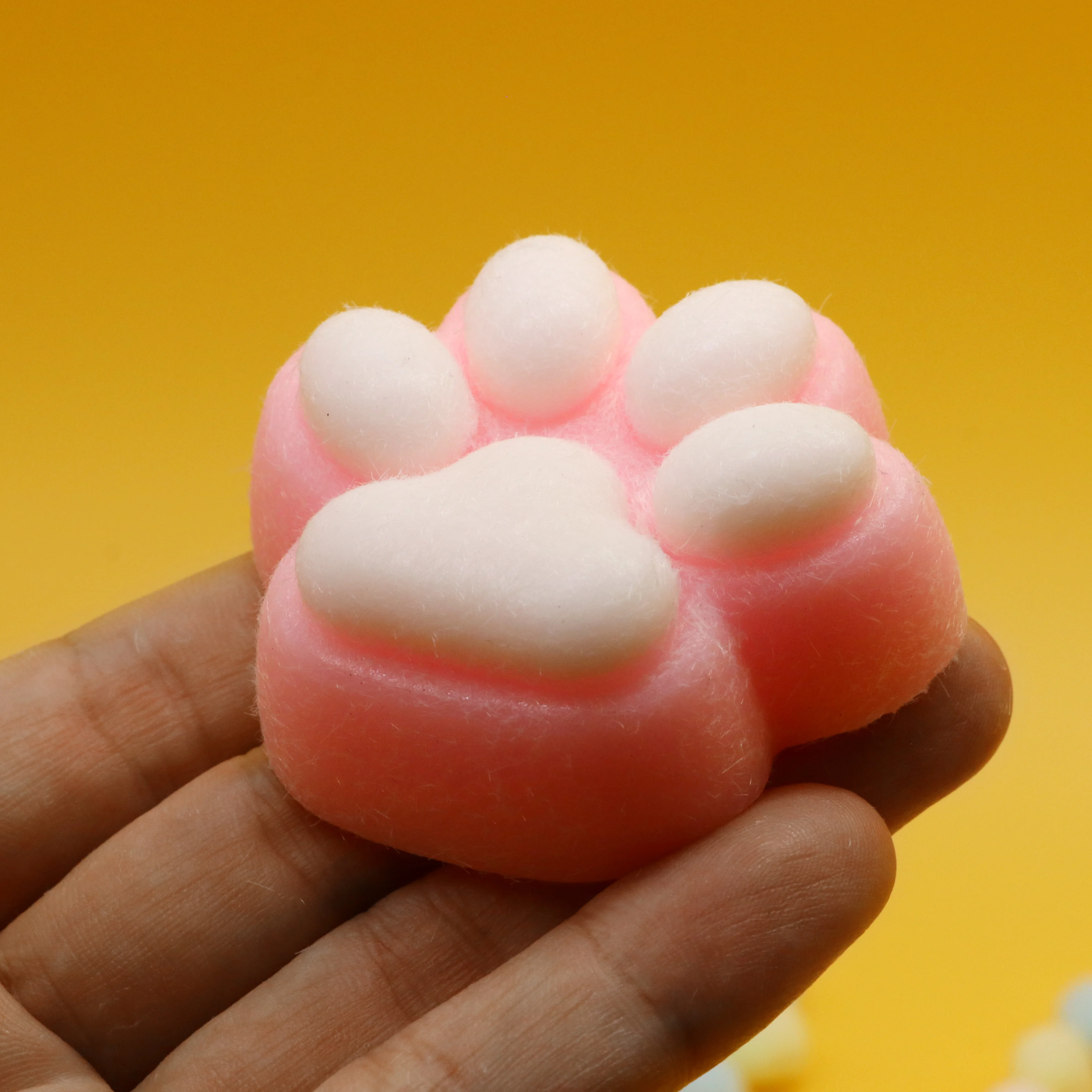 Kawaii น่ารัก Cat PAW ของเล่นบีบช้า Rebound Decompression ของเล่นลดความเครียด Decompression ของเล่นเด็กสําหรับเด็ก Sensory ของเล่น