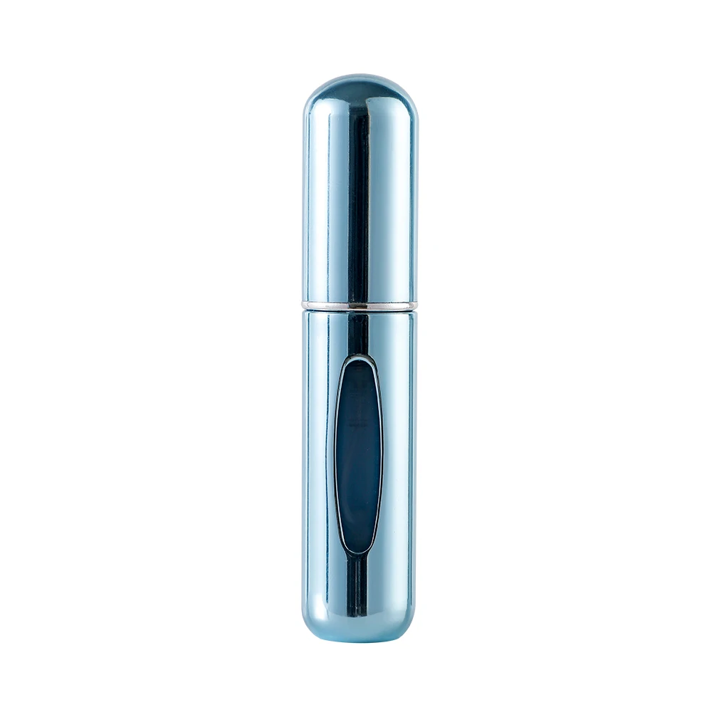3팩 향수 디스펜서 병 5ml 알루미늄 쉘 시각 디자인 향수병 작고 세련된 휴대용 스프레이 병