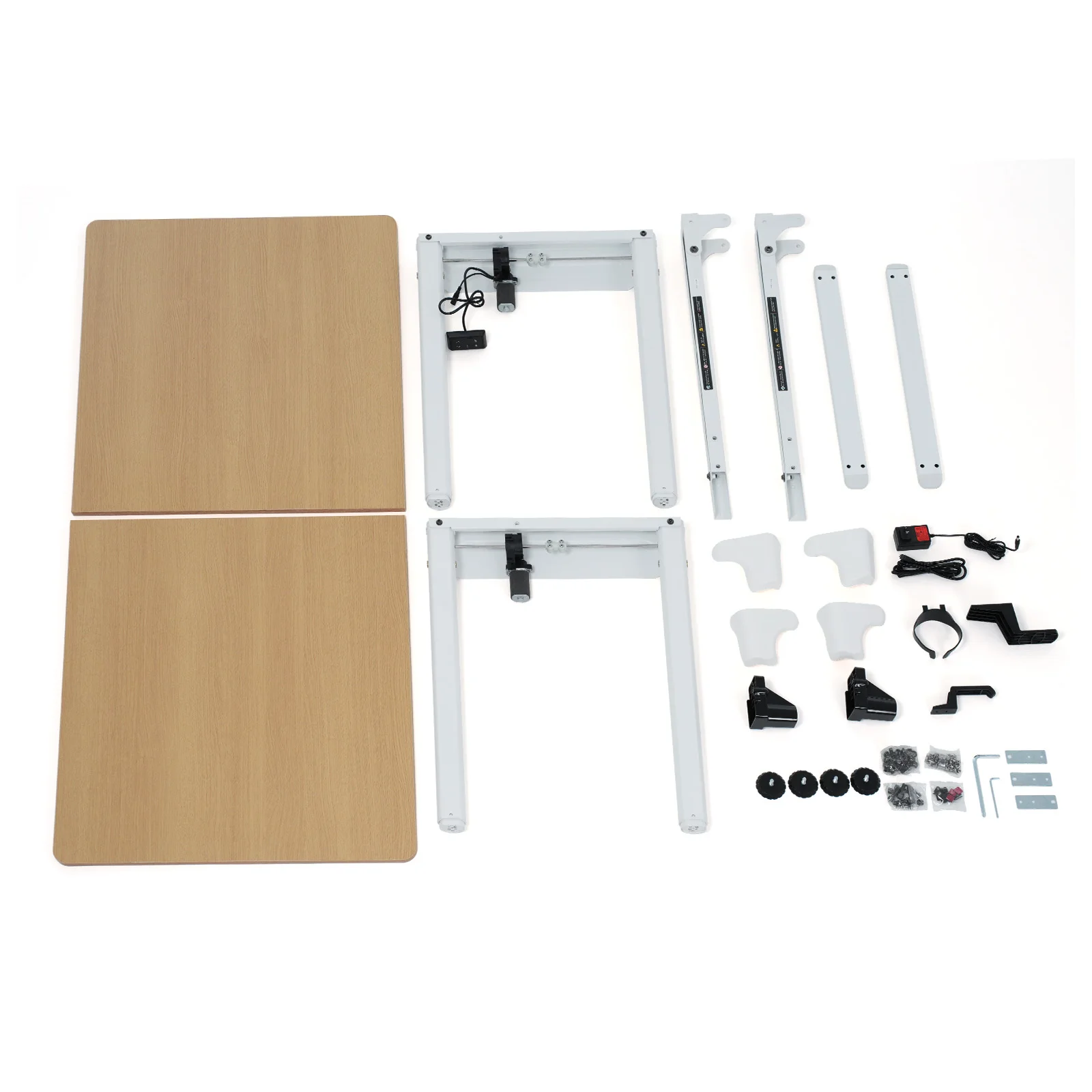 Standing Desk,63/71x43 Inches L Shaped Desk with 4 Legs,Dual Motor & Memory Controller,Electric Stand Up Desk Adjustable Height