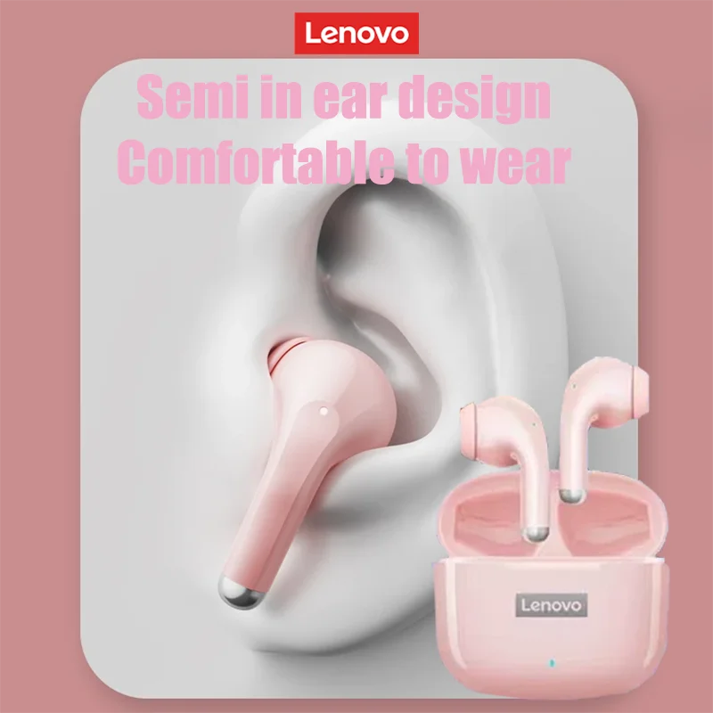 Neue Lenovo LP40 Pro Bluetooth V5.3 Kopfhörer Punchy Bass Sound Headset Vollständige Com Javascript mit Android IOS Leichte Kopfhörer