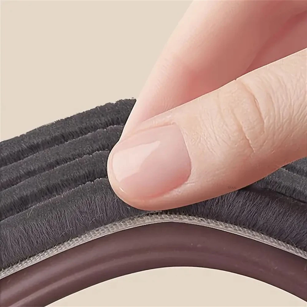1PC PVC Door Bottom Weatherstrip Seal Dust and Noise Insulation Seal Strip Tape Self-adhesive Door Draft Stopper Insulator Strip