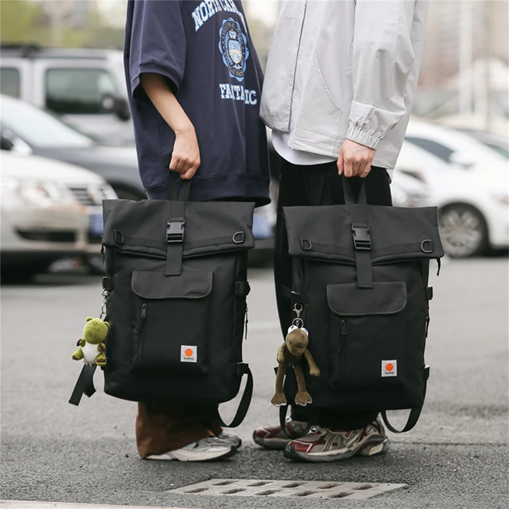 若い女性のためのハイ容量のラップトップバックパック,オックスフォード生地で作られた高品質の合成皮革バックパック,単色,学生に適しています,2023