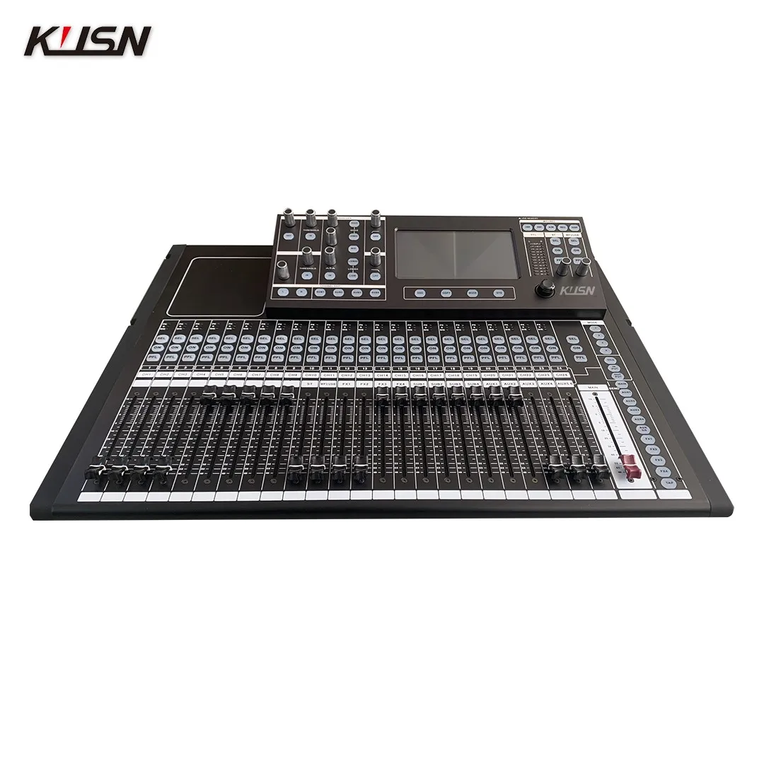KI-24 30 Channel 4 Group Professional Audio Digital Mixer Sound Mixing Console Soundcraft With 7-inch Touchscreen Display