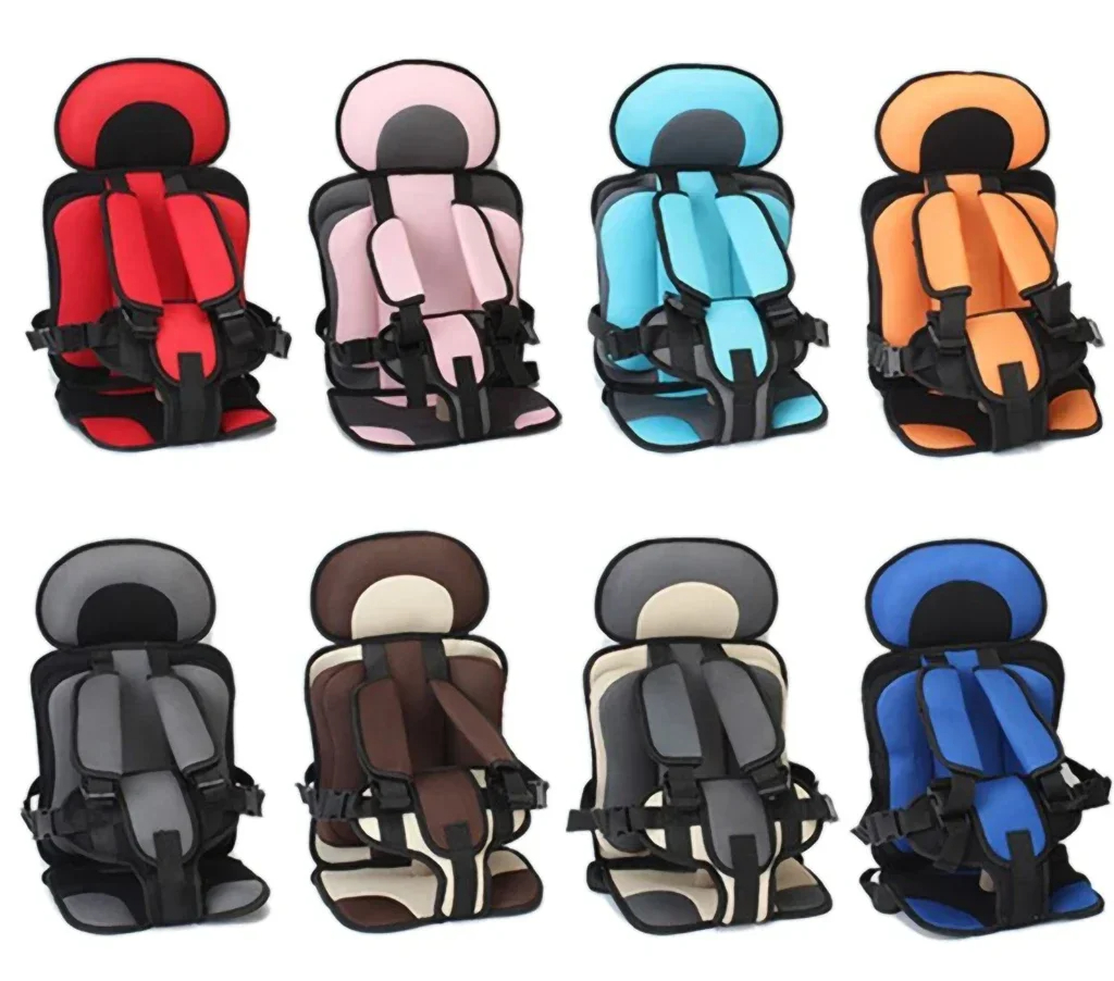 Asiento de seguridad portátil para niños, ajustable para cojín cochecito de bebé, silla transpirable, portador, almohadilla para carrito de compras