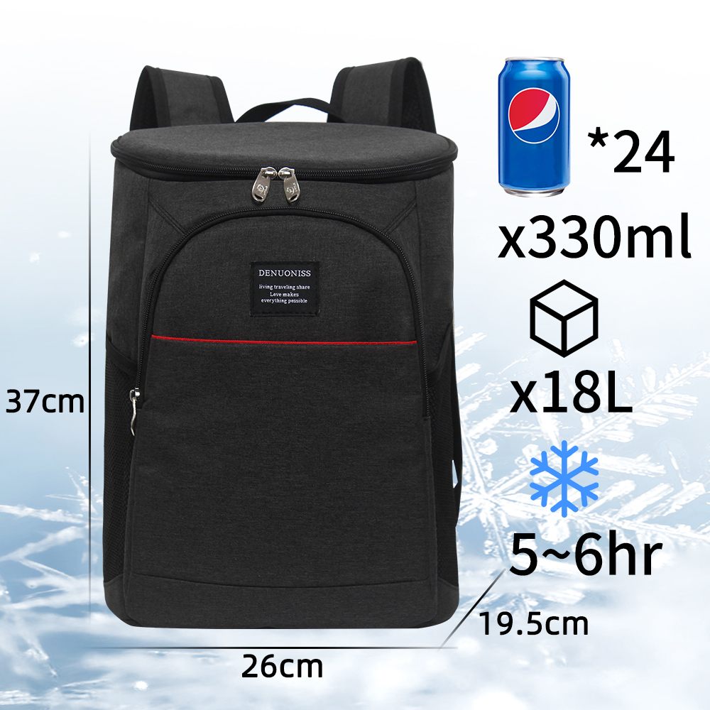 DENUONISS 20L термохолодильник рюкзак многослойный изолированный рюкзак водонепроницаемая герметичная сумка для пикника на открытом воздухе и открывалка для бутылок