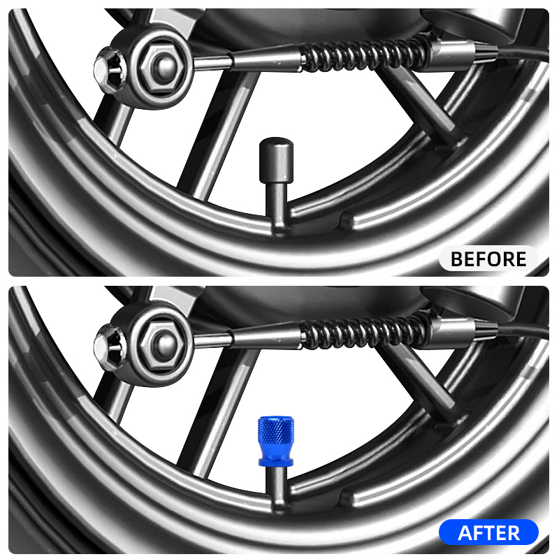 Tampas da haste da válvula do pneu da roda da motocicleta cnc tampas herméticas para yamaha r1 r3 r25 Mt-09 mt07 fazer fz6 xj6 r15 tmax ys125 xtz125