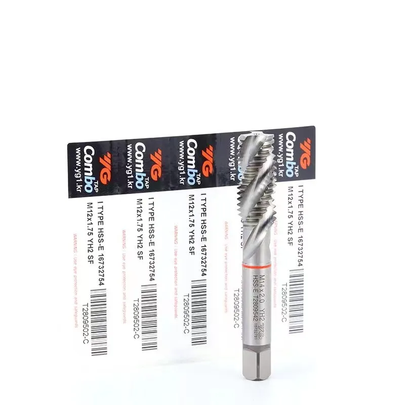 YG-1 T2809 Combo HSS-EX Spiral Tap M3 M4 M5 M6 M8 M10 M12 M16 M18 M20 M27 M30 Processing for Cast Iron Steel Stainless AL Etc.