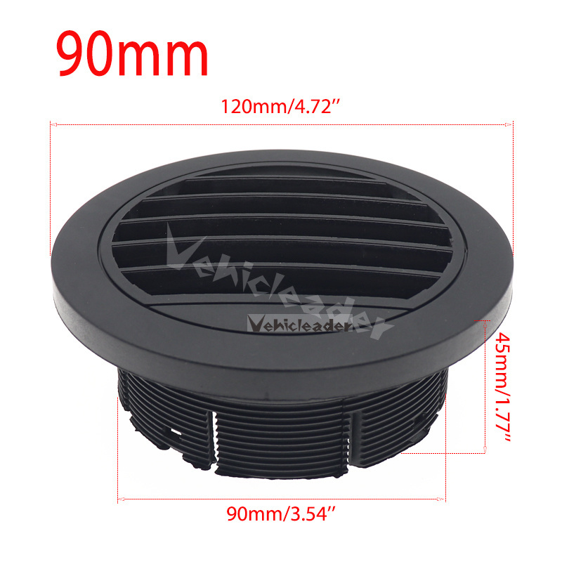 暖かいヒーターパーキングヒーター 90 ミリメートル 75 ミリメートル 60 ミリメートル 42 ミリメートルエアベント車のヒーター空気出口方向回転可能なベバストトラック自動車部品