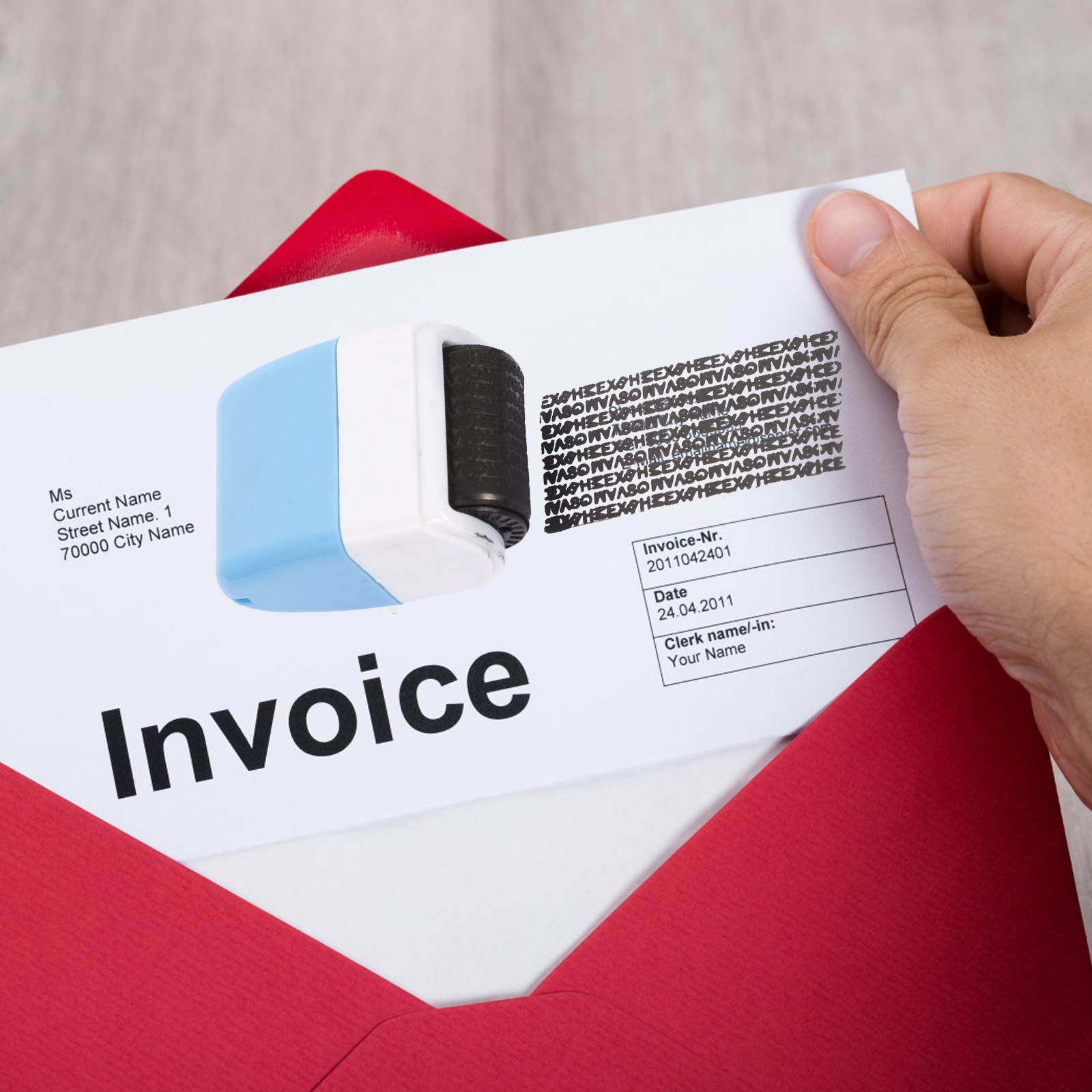 1-Rollen-Siegelkarte für Vertraulichkeit, multifunktionales ABS-Material, Adressblocker, Vertraulichkeitssiegelinformationen