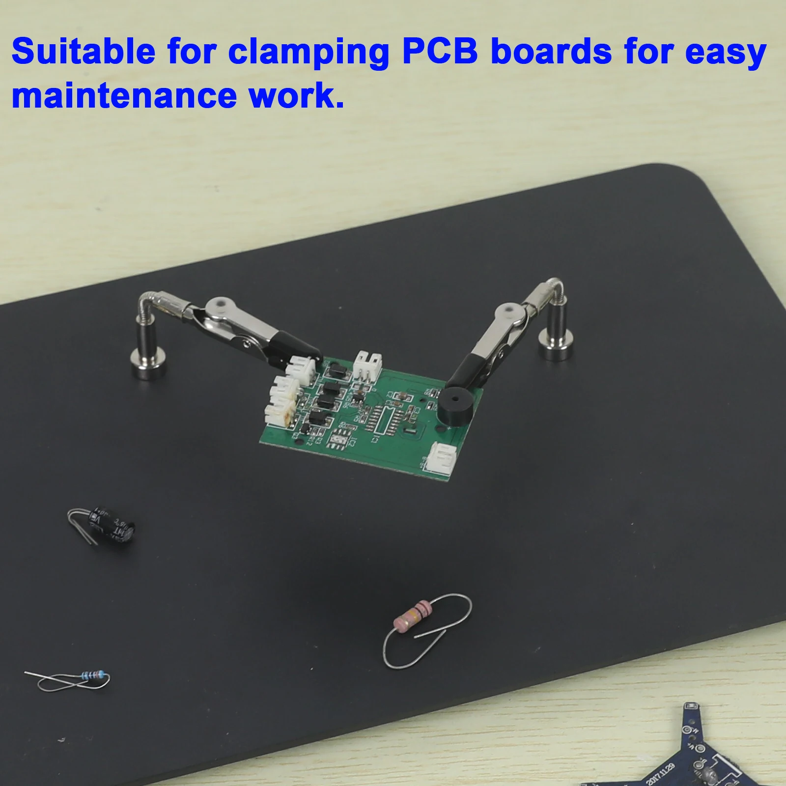 Toolour การประสาน ช่วยมือ 4 Magnetic Universal แขนยืดหยุ่นเชื่อม Assistant PCB Clamp ที่สามมือเชื่อมซ่อมเครื่องมือ