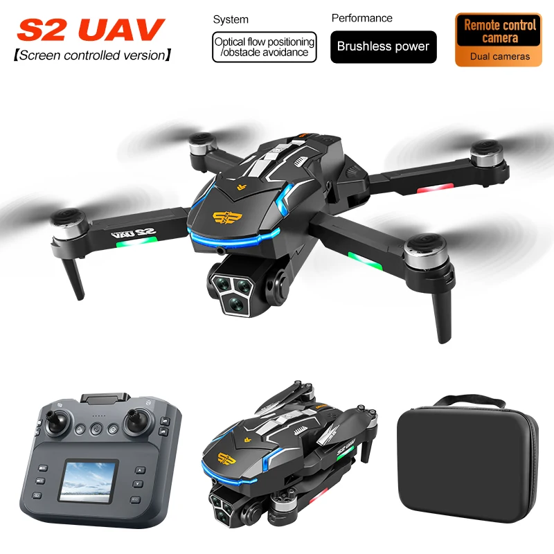 Xiaomi S2 Drone Professional 8K HD Dual Triple camera Obstacle Avoidance Foldable Quadcopter Drone With Screen Remote Control