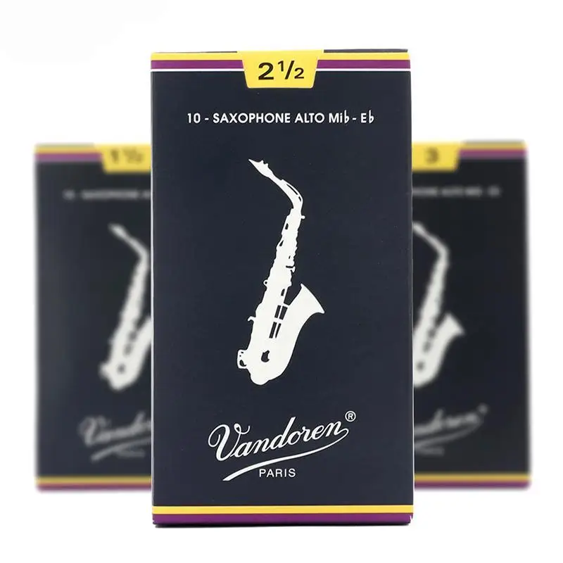 French Vandoren Blue Box E-flat Alto Saxophone Reed 2.0 2.5 3.0