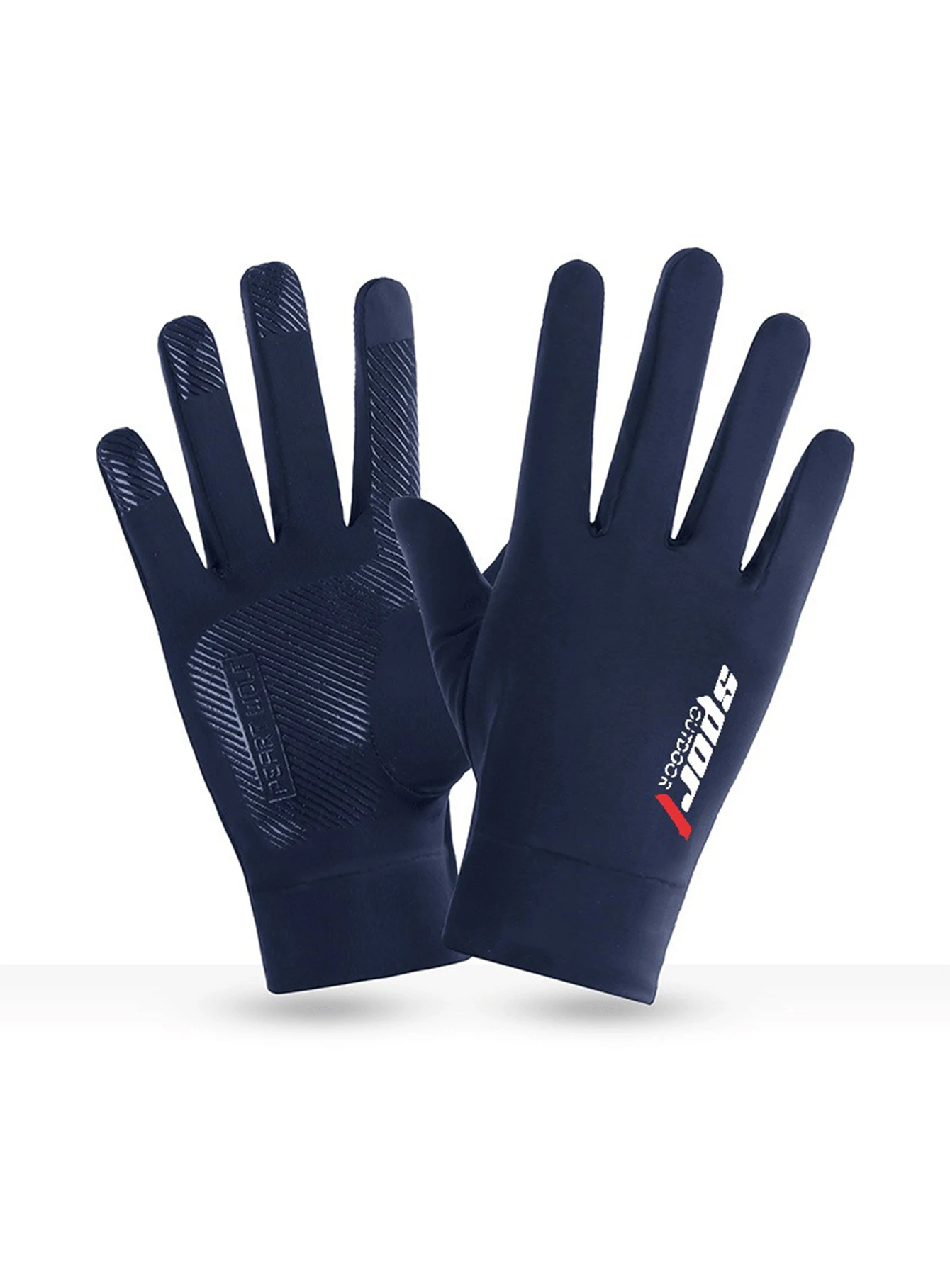 1 paar handschoenen met alle vingers, ademend, schokbestendig, touchscreen fietshandschoenen, lente en zomer, mountainbike, racehandschoenen