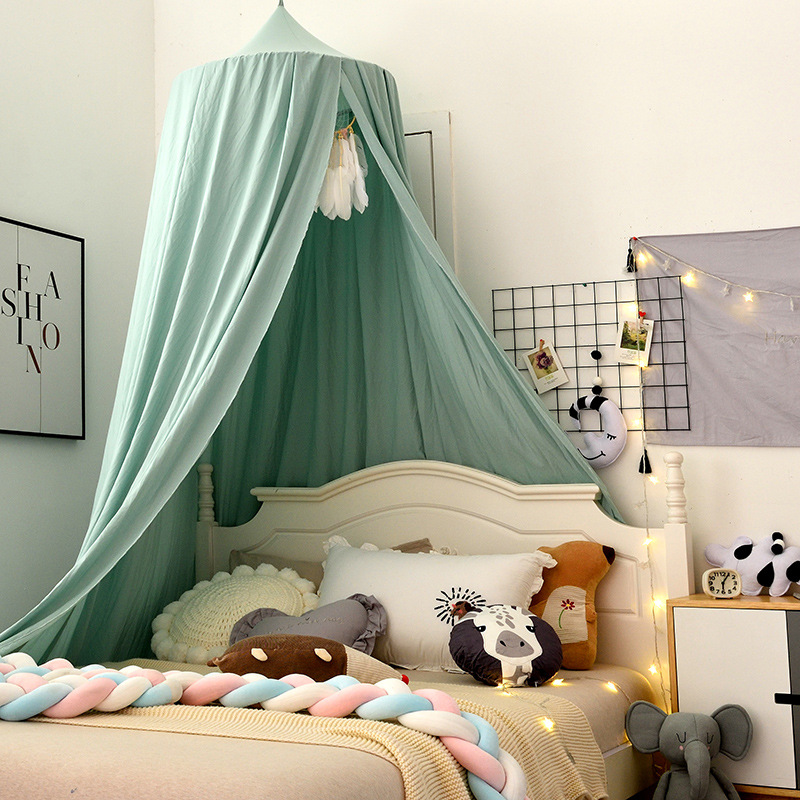 Moustiquaire pour Enfants, Rideau CPull pour Bébé, Décor de Lit, Tente de Face, Chambre de Princesse pour Fille, Modifications de Lit, Coin Salon, Jeu, NookDecor de Lecture