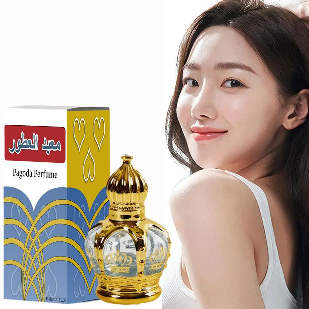 15ML ดูไบตะวันออกกลางน้ําหอมกลิ่นหอมยาวนานดอกไม้ทะเลทรายสดน้ํามันหอมระเหยอาหรับสุขภาพความงาม
