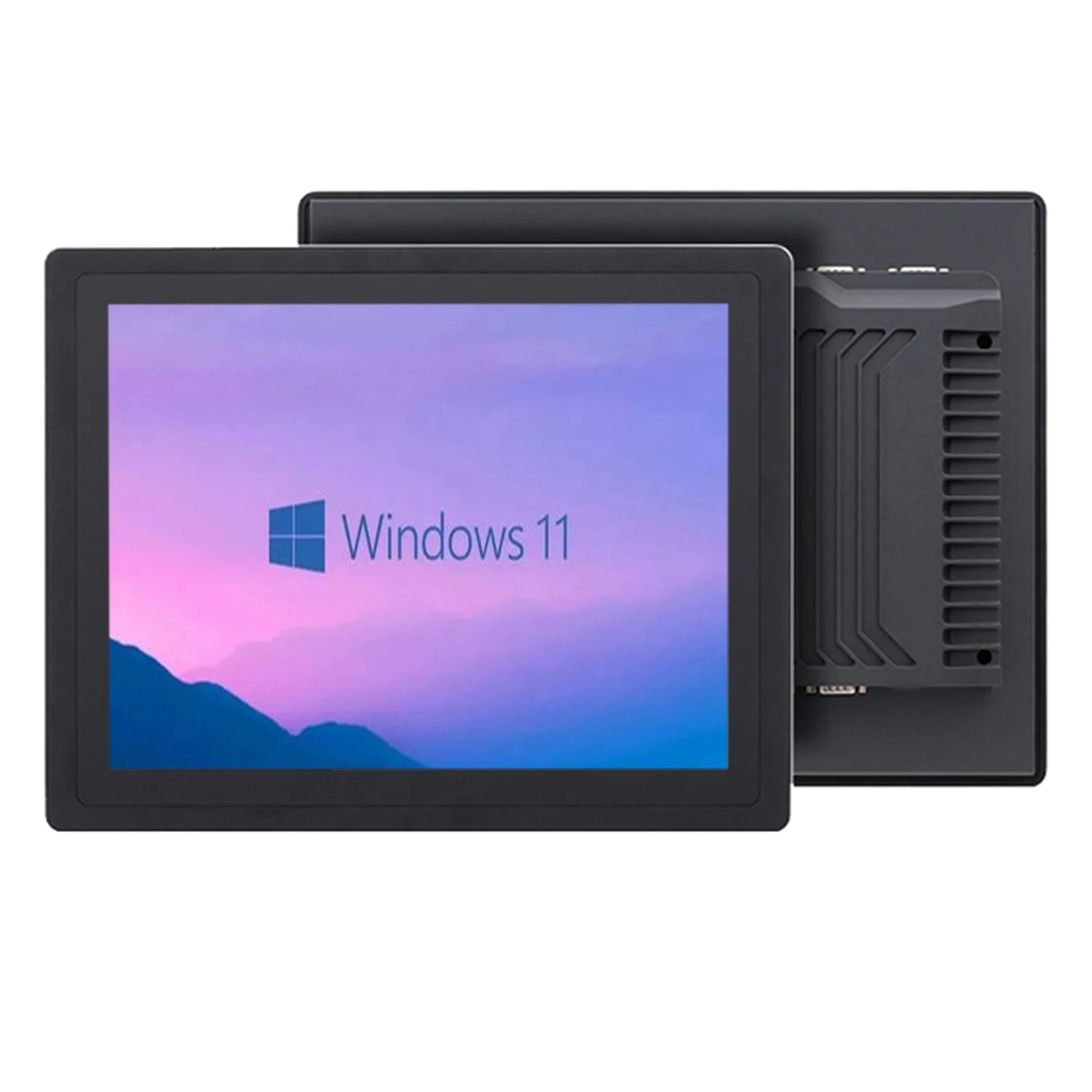 Panel pc industrial todo en uno de 10, 12 y 15 pulgadas con pantalla táctil capacitiva tableta J1900 WiFi incorporado win10 pro 1024x768