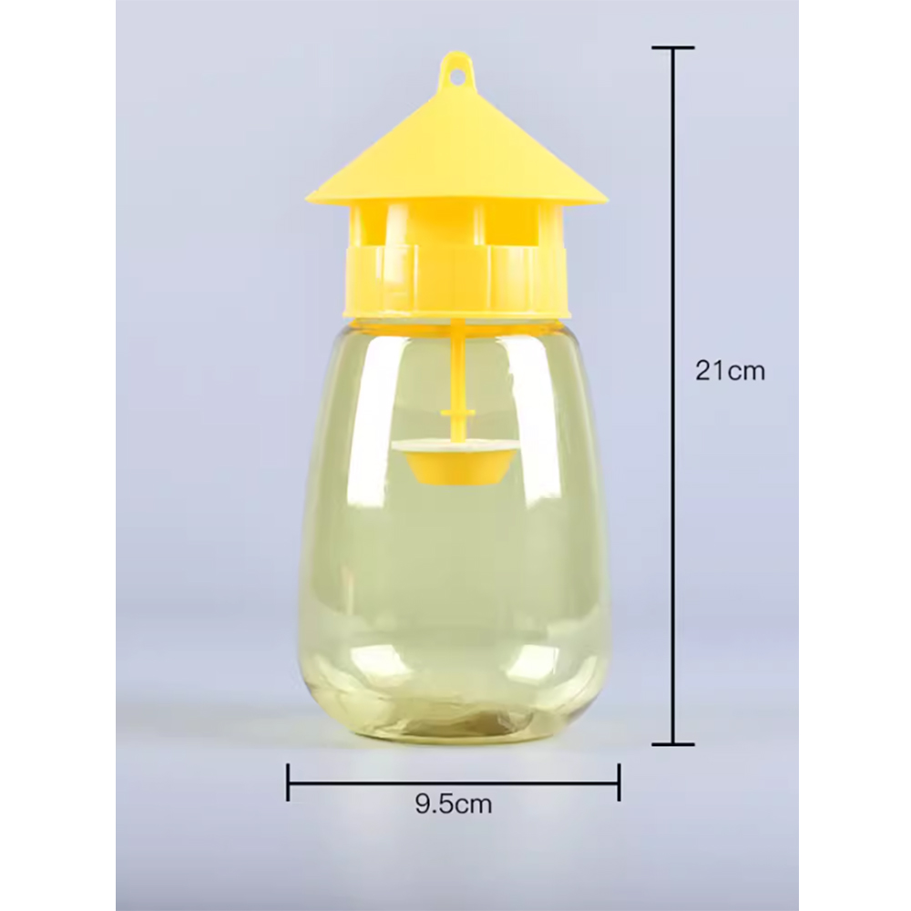 Fruit Fly Trap Killer Yellow Plastic Drosophila Trap Anti Fly Fruit Fly killer Catcher Orchard Insect Trap Pest Control Products