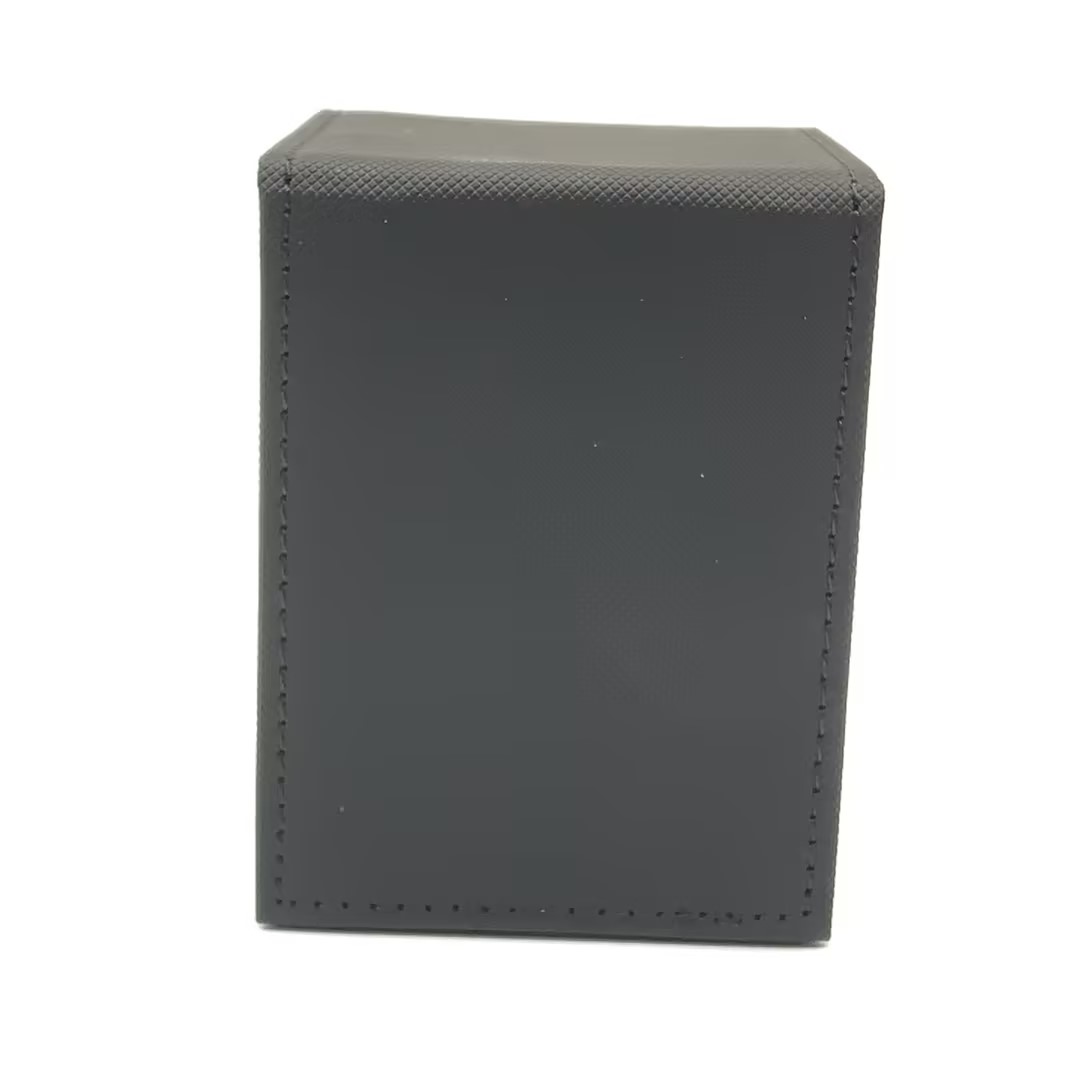 Kaart geschikt voor 100+kaarten met enkele mouwen, lederen Trading Commander Deck Box compatibel met Mtg Card Deck, Game Card Box