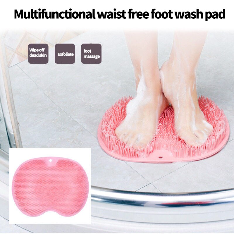 Coussin de Énergie des Pieds en Silicone, Brosse de Bain à Chaud, Multifonctionnel