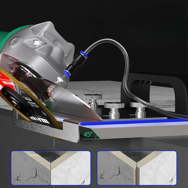 Tile chamfering Cutting Tool For 100 Type Angle Grinder Portable Chamferer Metal Tiling 45 Degree Ceramic Tile Seat Chamfer