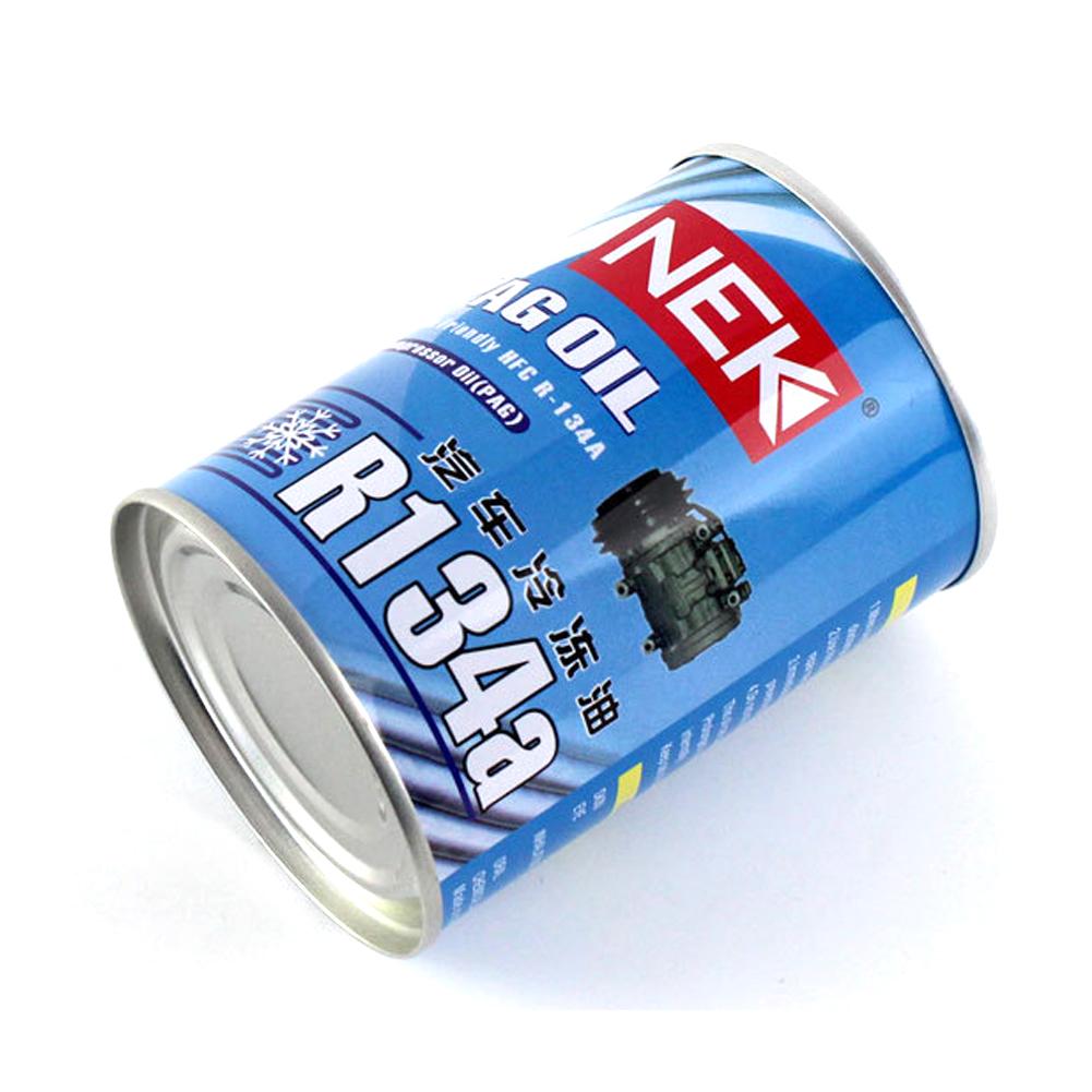 Auto compressor de óleo refrigerante, ar condicionado AC, refrigerante para carro, acessórios do caminhão, R134a, 70ml