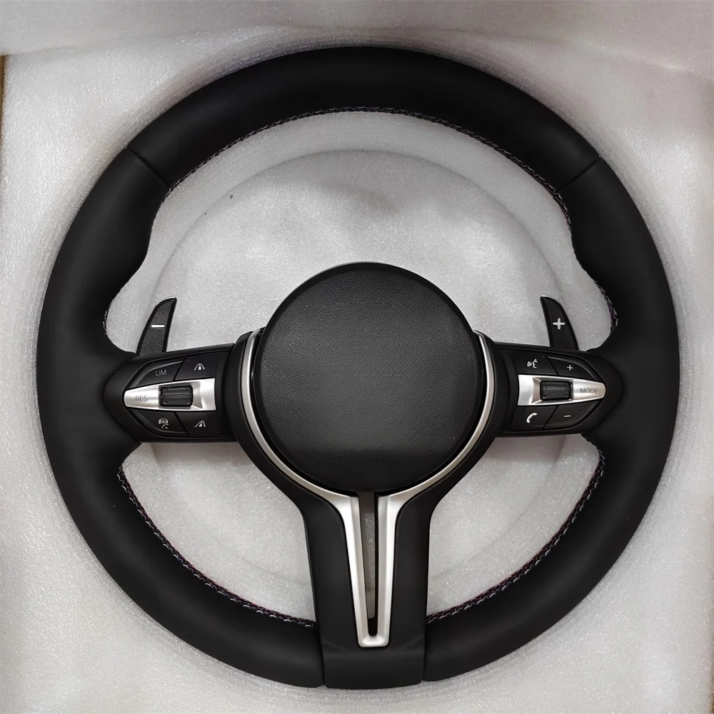 Volante serie M para BMW F10 F11 F20 F21 F30 F31 F34 F32 F33 F36 F22 F23 F46 M3 M6, accesorios para volante de coche