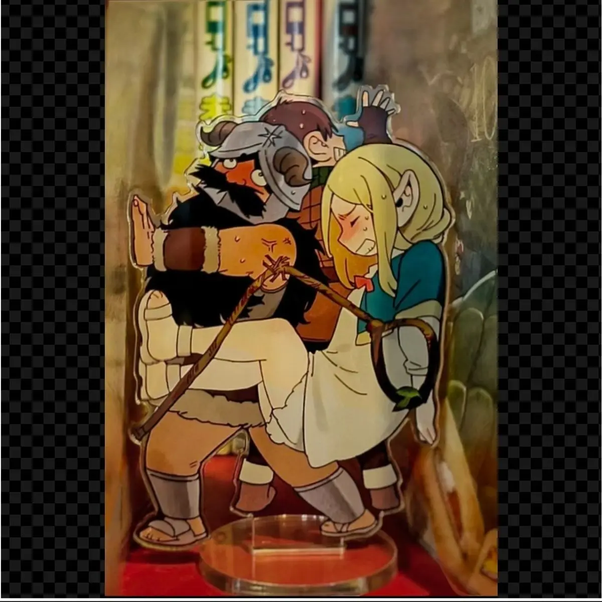 Dungeon Meshi Acrylic Stand Marsilla Senshi Figure Display Delicious in Dungeon Anime Goods Collection Desk Decor Ornament Gift