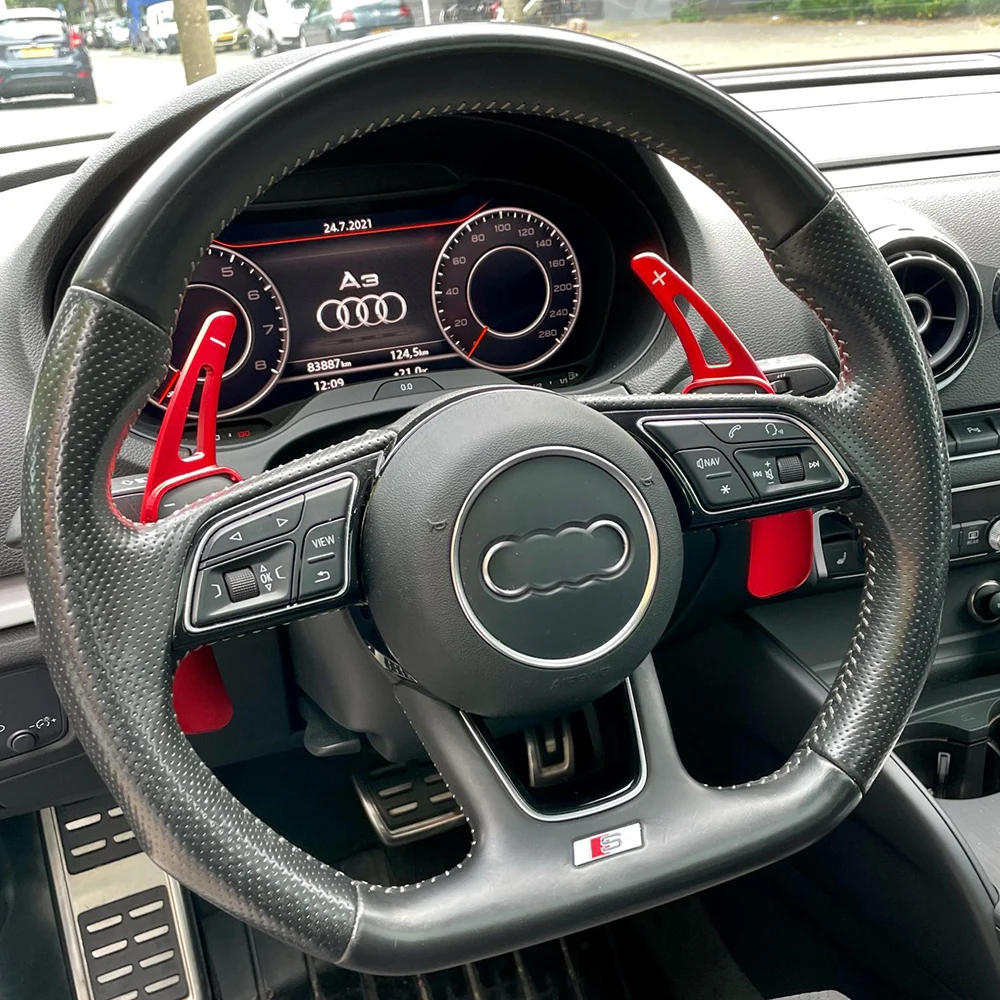 Stuurwiel Shift Paddle Shifter Voor Audi A3/S3 facelift A5 S5 2017 A4 B9 Q7 2016-2017 TT TTS Uitbreiding Versnellingsbak Versnellingsbak