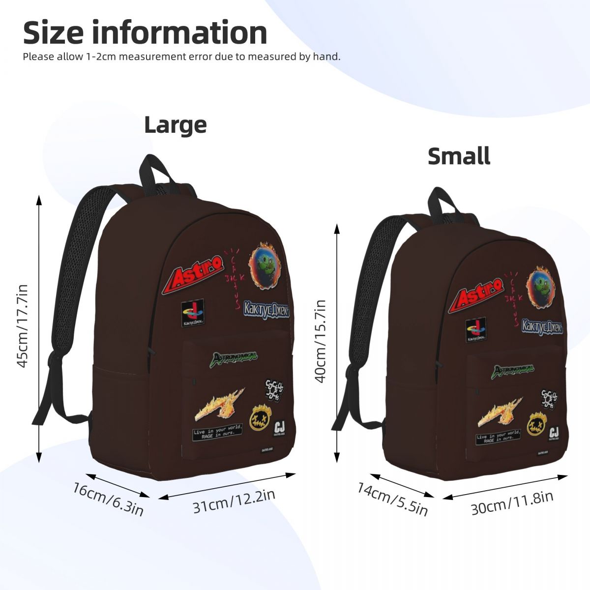 Bolsas de libros escolares para adolescentes, Cactus Jack de Travis Scott, Daypack, regalo universitario medio alto