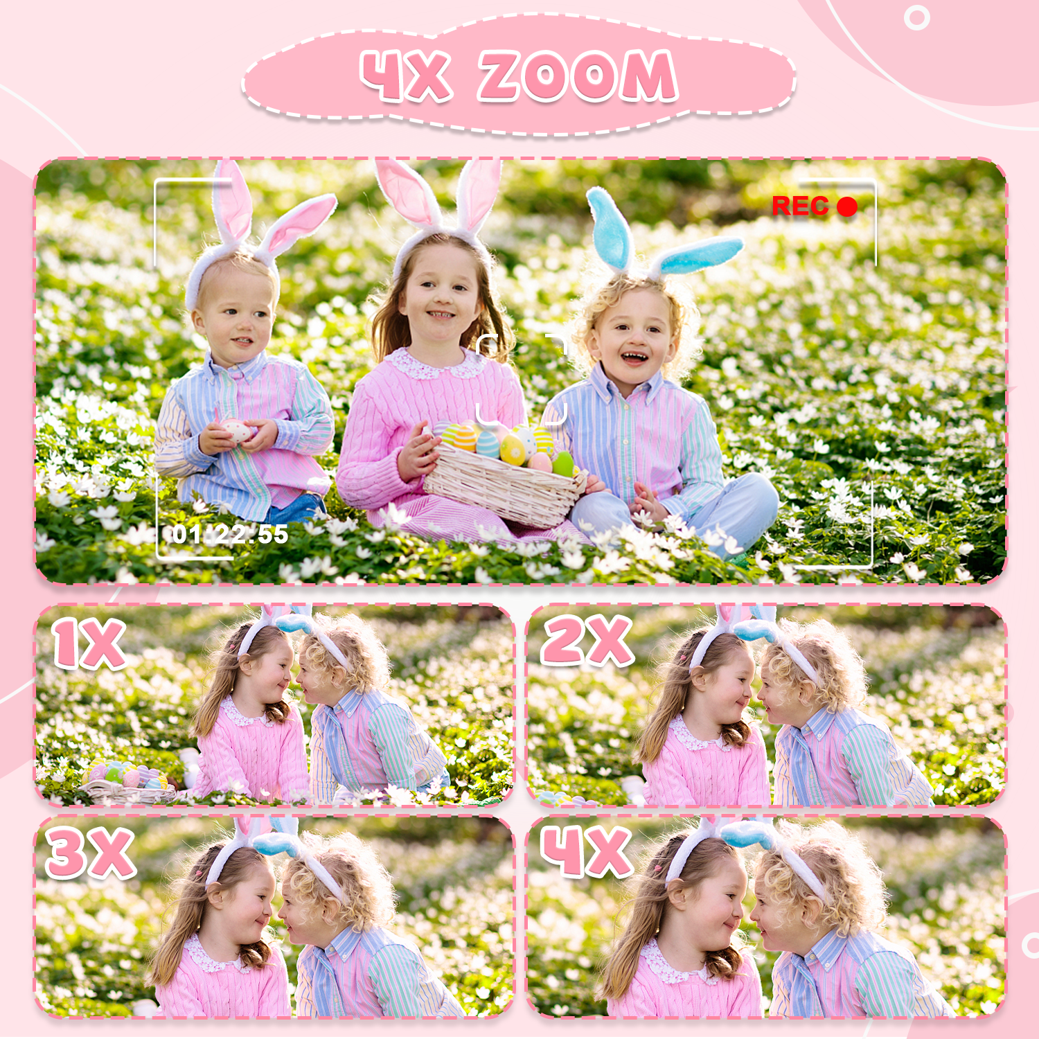 Cámara de vídeo Digital para niños pequeños, 1080P, HD, 2,0 pulgadas, con fundas de silicona, juguetes para regalos de cumpleaños y Navidad