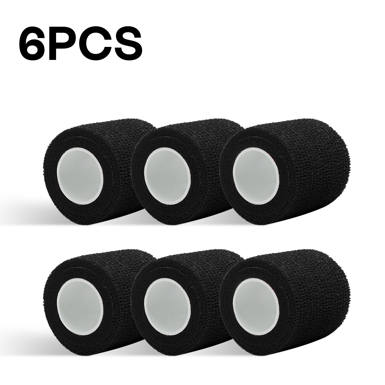 POSEIDON – pansement de poignée de tatouage coloré, 6 pièces, accessoires de tatouage auto-adhésifs imperméables de haute qualité, fournitures de tatouage en coton doux