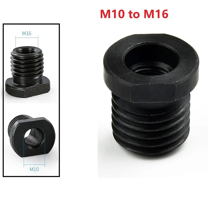 100styleM10 Adapter Winkelschleifer Buchse auf M14 M16 Gewindemutter Dornverbinder Polierschraube Pleuelverbinder Werkzeug 1 STÜCK