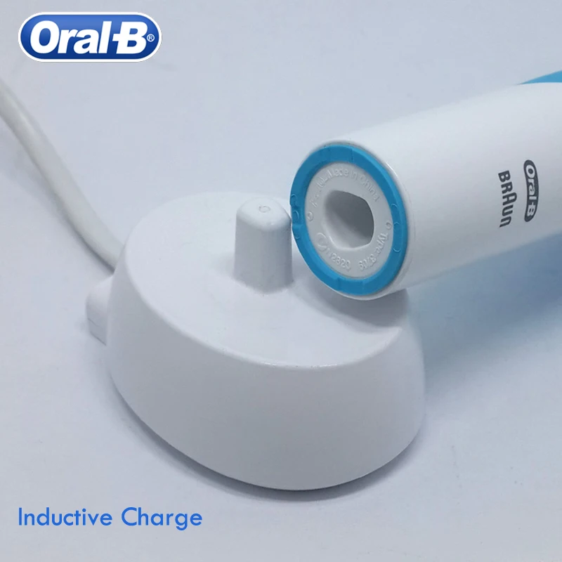 Oral B Bàn Chải Đánh Răng Điện D12 Quay Sức Sống Thông Minh Răng Bàn Chải Cảm Ứng Sạc Thay Thế Đầu Bàn Chải Khác 4 Nạp Lại + Tặng Kèm Hộp