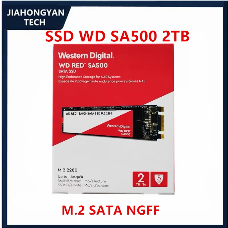 Original für wd ssd sa500 2t m.2 rote scheibe nas wds200t1r0a ssd solid state drive