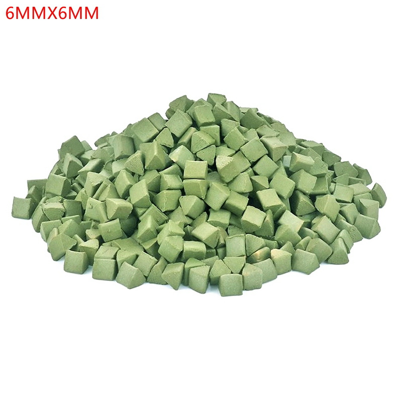 500G Jewelry Polishing Triangle Abrasive Tumbling Media For Tumbler Vibration Machine Jade Stone Buffing Jewelry Processing