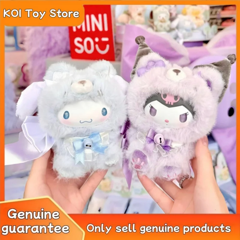 Новая оригинальная плюшевая виниловая серия Sanrio Island Fox, слепая коробка Kuromi, модная подвеска для игр, подвеска для девочек, загадочная коробка, подарок на день рождения