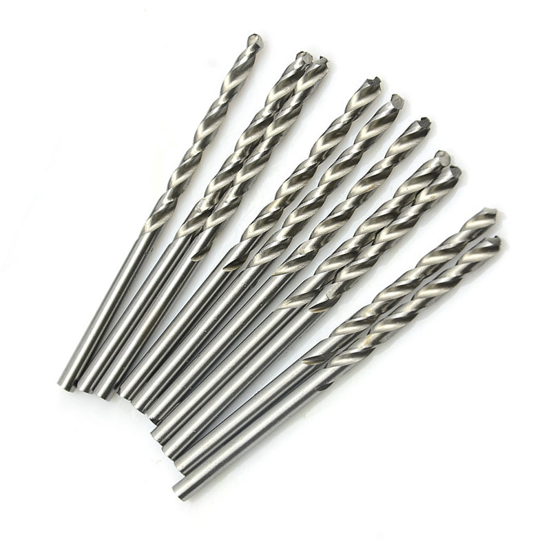 10Pcs HSS Micro Twist Drill bit 0.3-2.9mm High Speed Steel PCB Mini Drill Jewelry Tools Dremel Bit