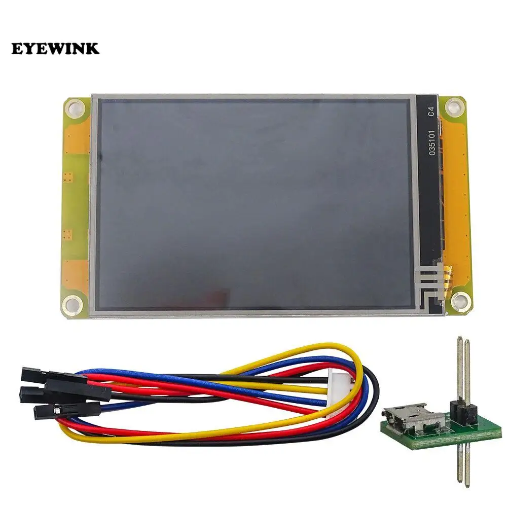 Nextion NX4832F035/NX3224F028/NX3224F024 3,5 "/2,8"/2,4 "pantalla táctil resistiva módulo inteligente HMI TFT LCD