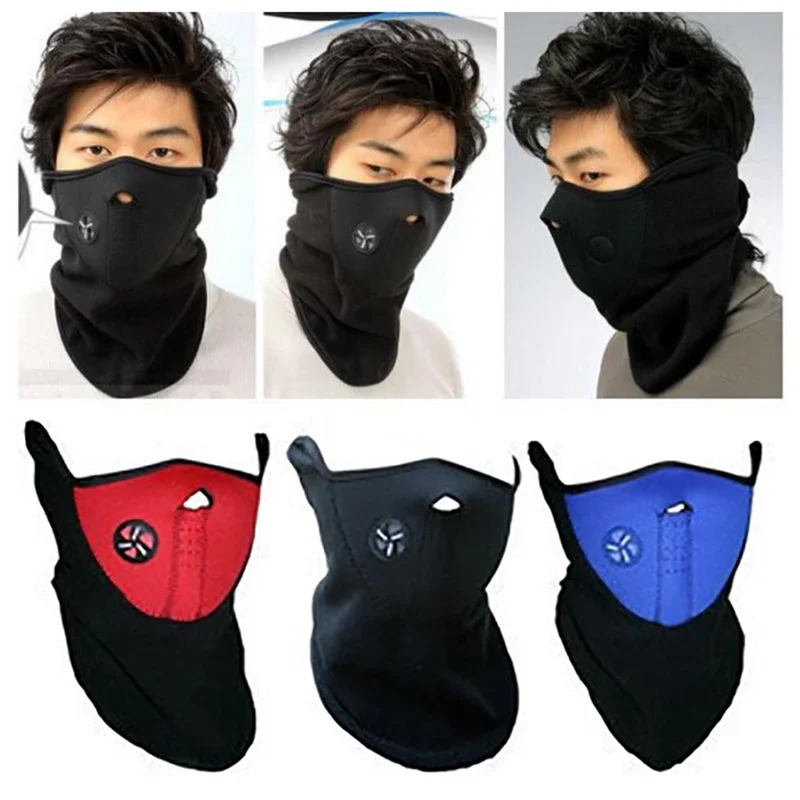 1-30 pçs novo inverno motocicleta velo máscara facial térmica balaclava à prova de vento manter quente equitação rosto escudo máscaras esportivas ao ar livre