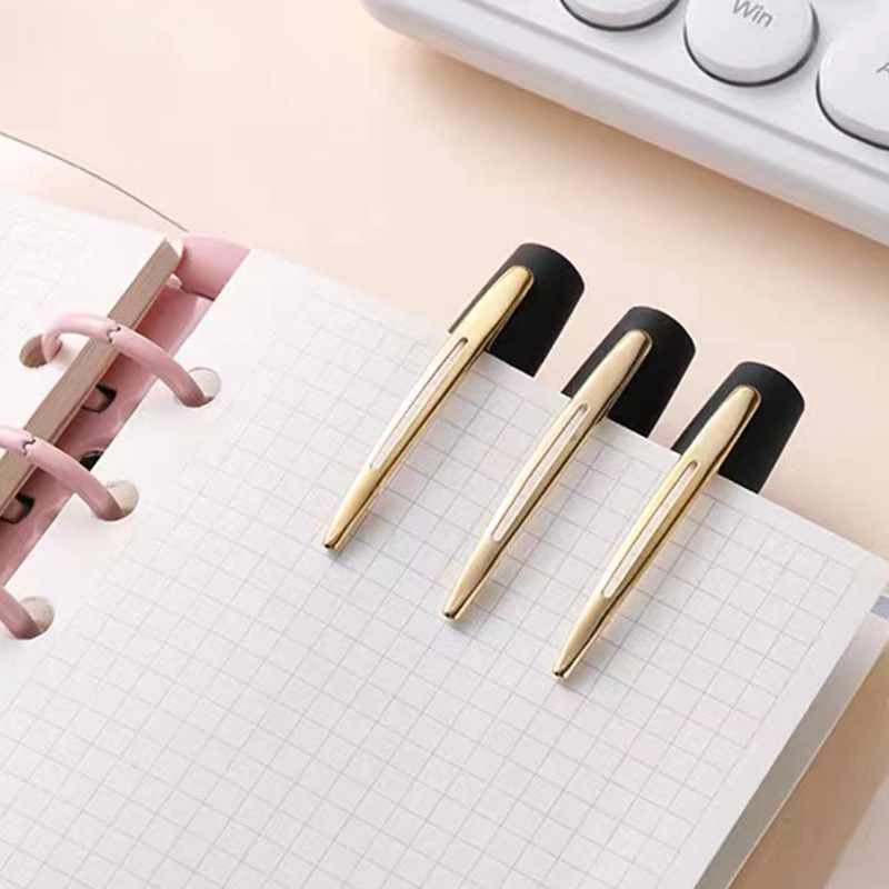 Jumbo high-capacity signature neutral ballpen with cap-removal design, specifically for business signing and office use