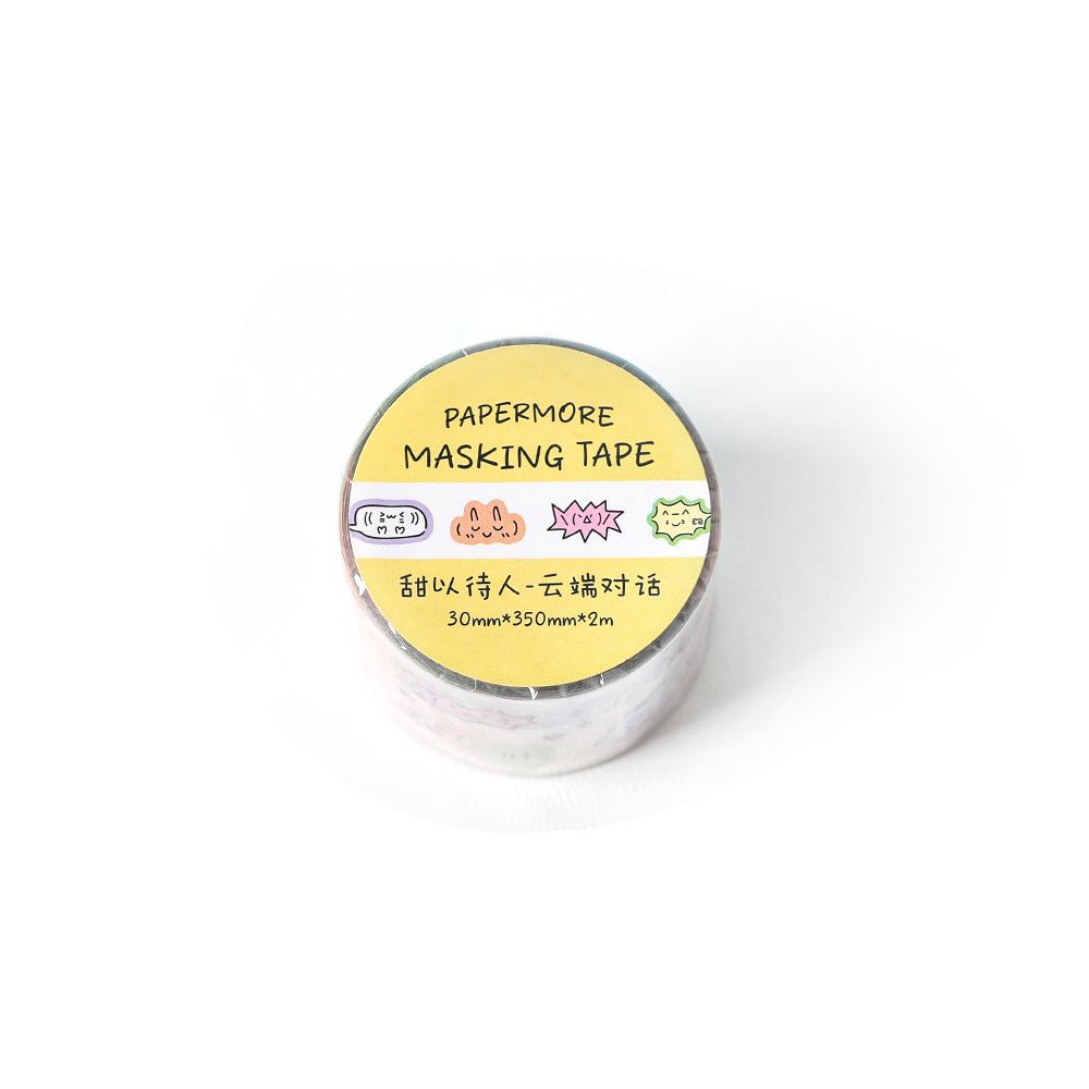Mr.ペーパー、6スタイル、200cm/ロール、かわいい漫画PETステッカーDIYコラージュスクラップブック、ウォーターカップ、Bluetoothイヤホン装飾テープ