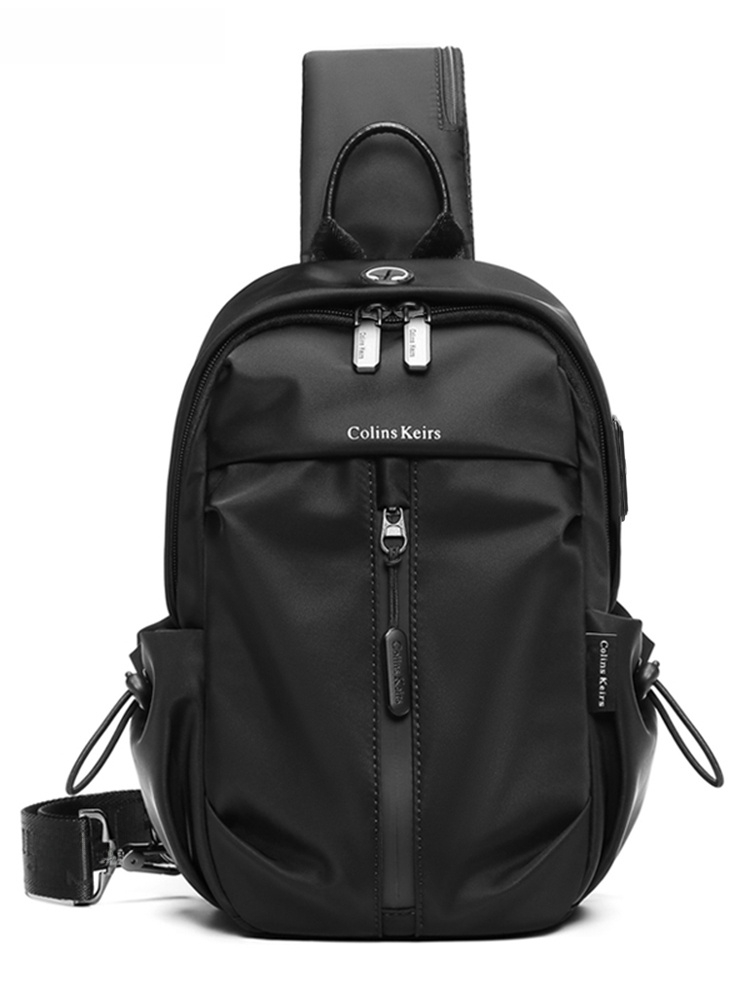 Colins Keirs メンズクロスボディバッグカジュアルビジネスキャンバスショルダーバッグファッションブランドレジャーレジャーチェストバッグ男性のための