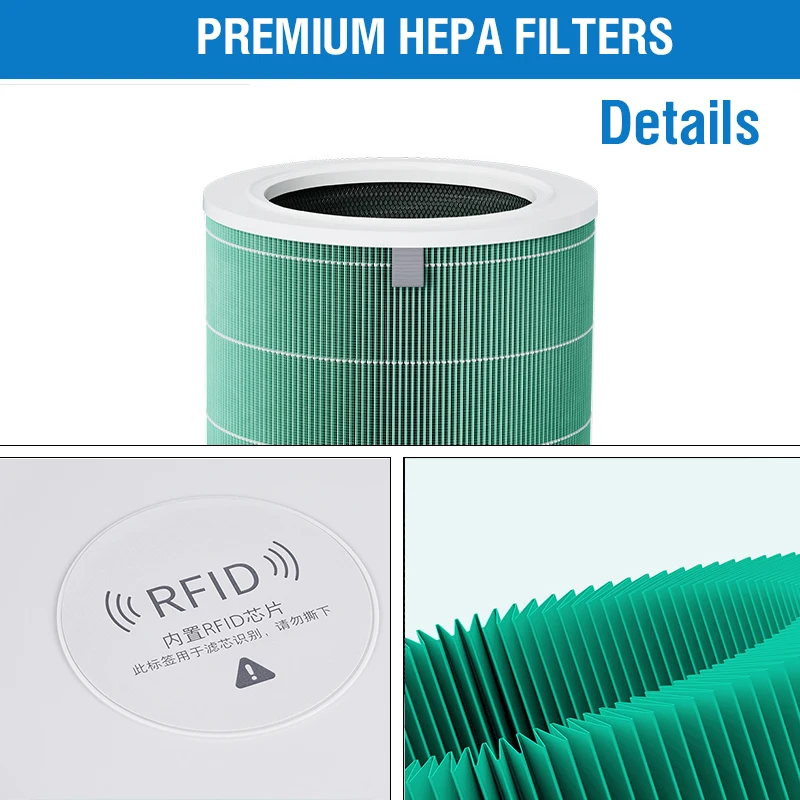 PM2.5 Xiaomi Hepa Filter 4 Xiaomi Activated Carbon Filter 4 for Xiaomi Air Purifier 4 Xiaomi H13 4 Filter