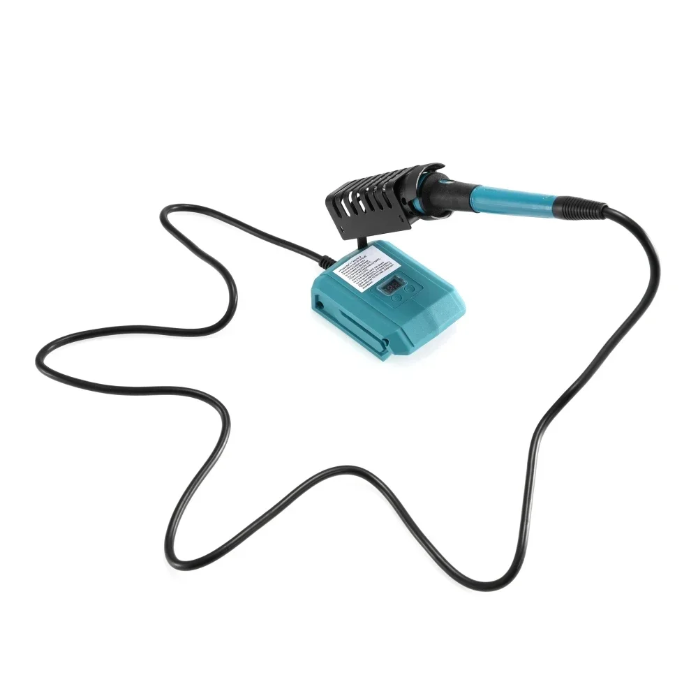 สําหรับ Makita 20V แบตเตอรี่ 60W หัวแร้งไฟฟ้าไร้สายเชื่อมเครื่องมือไฟฟ้า 300-500 ℃   ปรับอุณหภูมิได้เร็วความร้อน