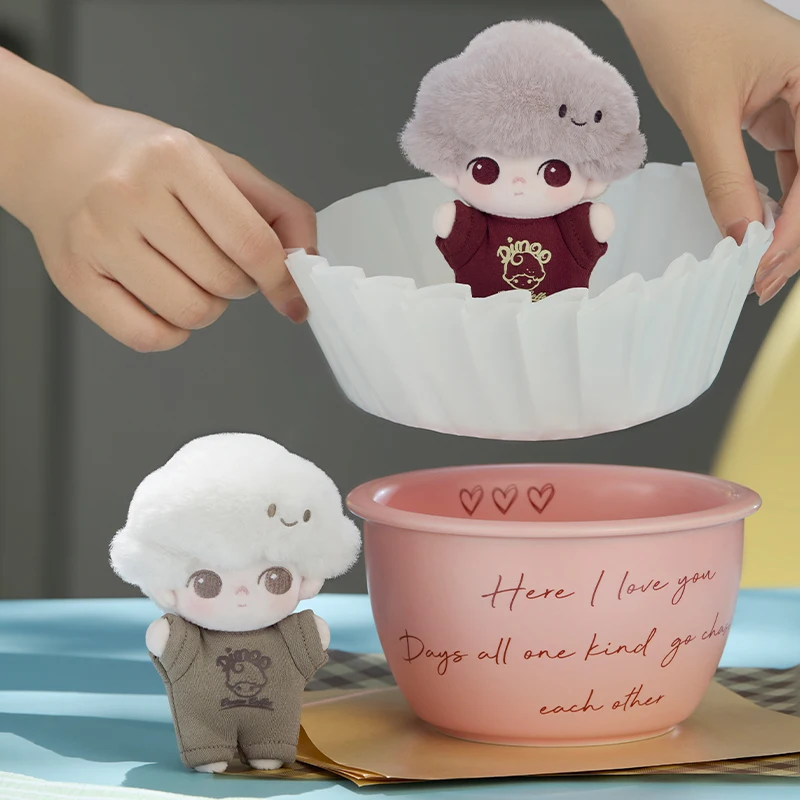 POP MART DIMOO Crush on Coffee Series – Soft-faced Plüsch-Schlüsselanhänger, Blindbox, 1 Stück/6 Stück, limitiert auf 2 Stück pro Bestellung