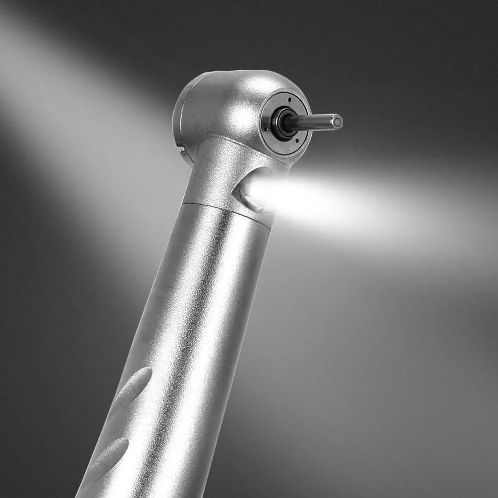 2/4 หลุม Azdent ทันตกรรม LED Handpiece ความเร็วสูง E-เครื่องกําเนิดไฟฟ้าแบบบูรณาการมาตรฐานหัว Push ปุ่ม 3 สเปรย์น้ํา JD008A-SP